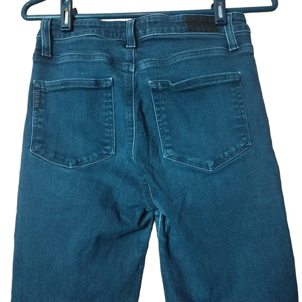 Paige Margot Crop Size 27 Denim Blue Skinny Jeans Stretch Casual Classic